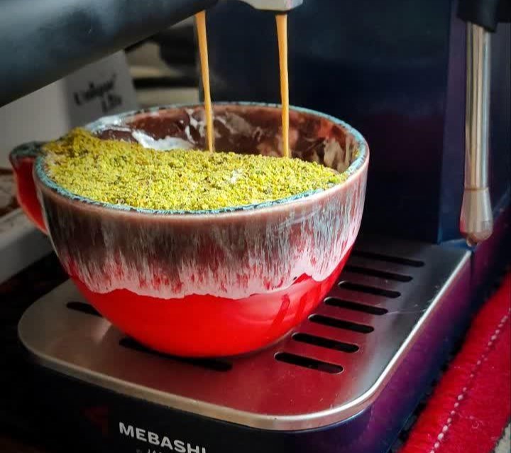 طرز تهیه قهوه با پسته