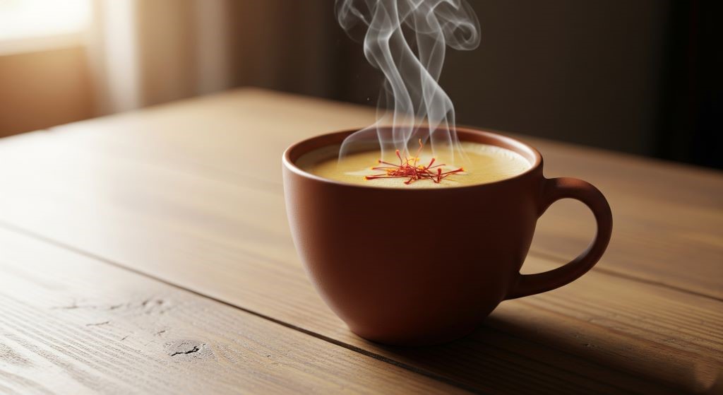 طرز تهیه قهوه زعفرانی