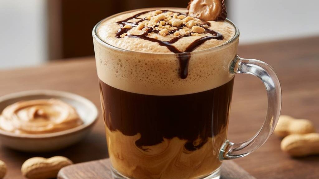 اسپرسو با کره بادام زمینی